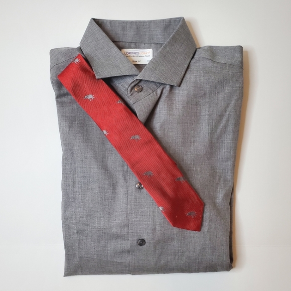 Fashion Shirt Trim Fit Dress Shirt 